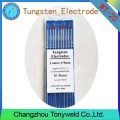 WT-20 2% Rojo Thoriated 2.4mm 3/32 &#39;&#39; TIG electrodos de tungsteno